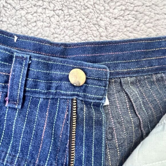 VTG L'ECHARDE Splinter's Inc. Pinstripe High Waist Pleated Denim Pants Size 5 - Picture 6 of 16